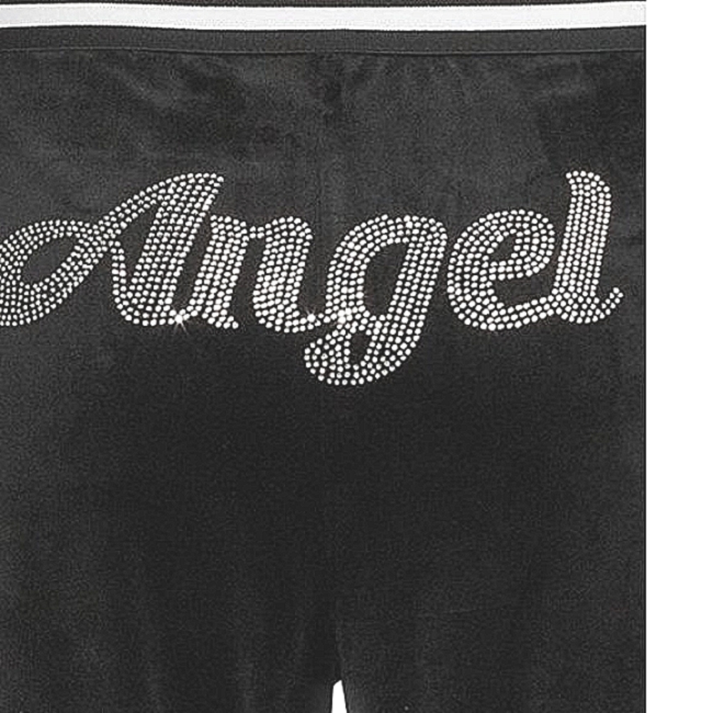No Boundaries Embellished Jogger athleisure Pants black  high-rise black cozy - Picture 4 of 13